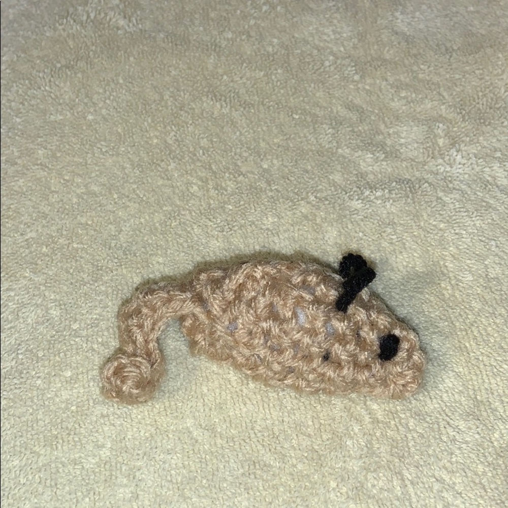 Five Handmade Organic Catnip Mice Cat Toys - Picture 3 of 3